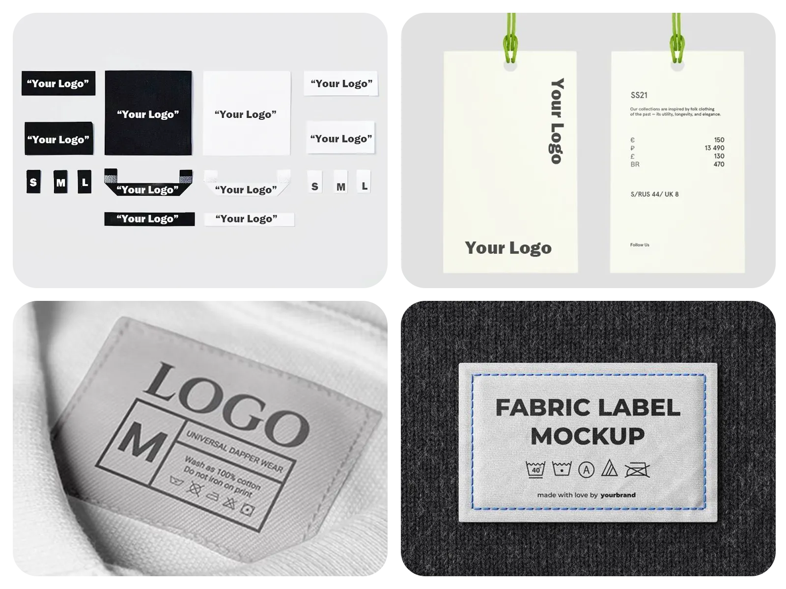 Qianshiwear : private label clothing manufacturer-garment hang tags and labels customization