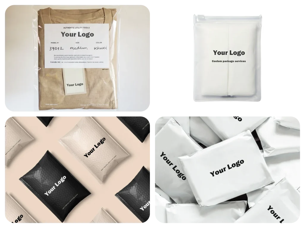 Qianshiwear custom logo packaging service