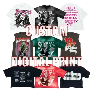 Custom DTG Digital Printing T-Shirts | Full-Color Graphic T-Shirt