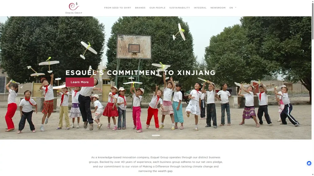 Esquel Group Web Site