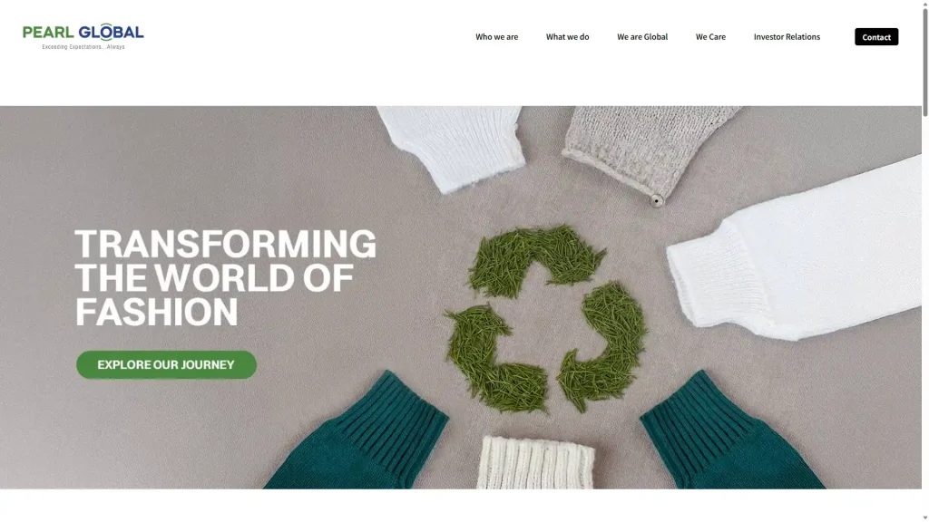 Pearl Global Web Site