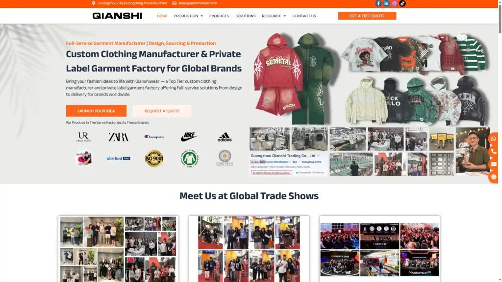 qianshiwear web site