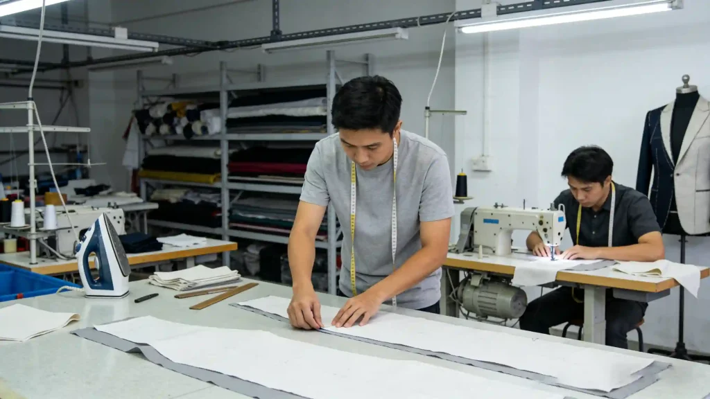custom clothing manufacturing factory