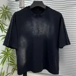 Hanging front display of the premium custom washed oversized t-shirt for B2B buyers.