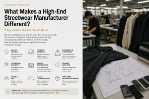 What Makes a High-End Streetwear Manufacturer Different