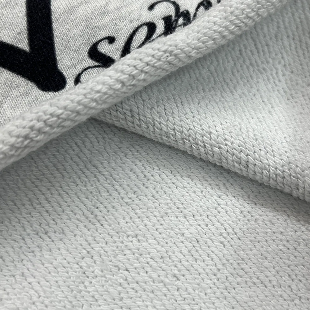 custom graffiti sweatpants french terry fabric close up