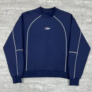 custom-piping-sweatshirt-navy-front-view-with-white-contrast-piping