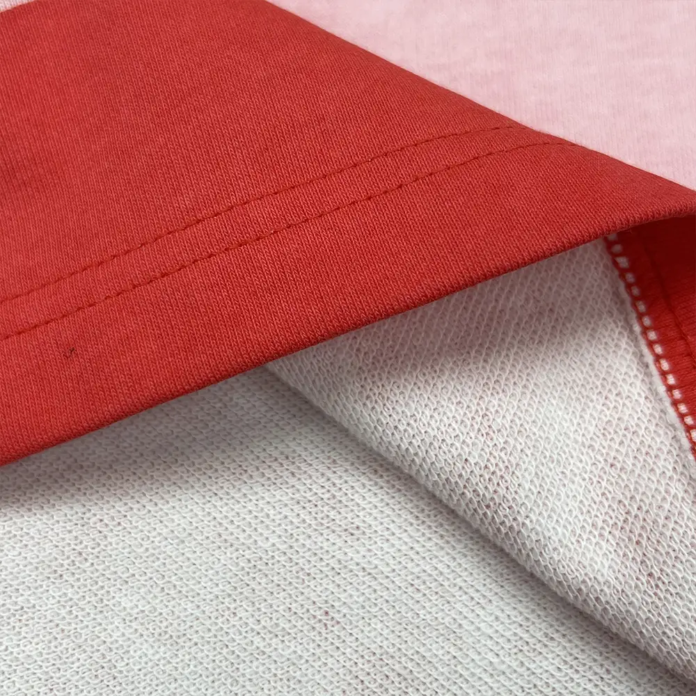custom rugby polo shirt hem stitching and loopback interior