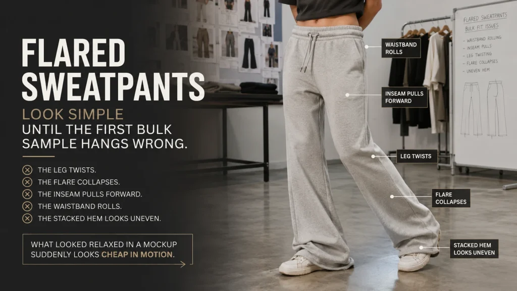 Types of Flared Sweatpants Production Defects & How Guangzhou Factories Fix Them in 2026 14 image 2