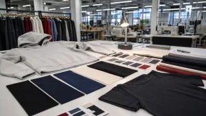 color consistency apparel swatches and hoodie samples for bulk shade variation control