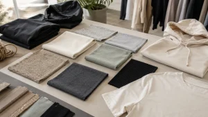 Sustainable Knit Fabrics for streetwear T-shirts hoodies and loungewear