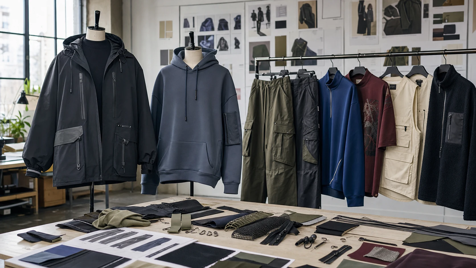Functional streetwear in 2026 is about wearable utility, fabric performance and production-ready design details.