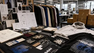 Streetwear product development turns creative direction into production-ready garments.